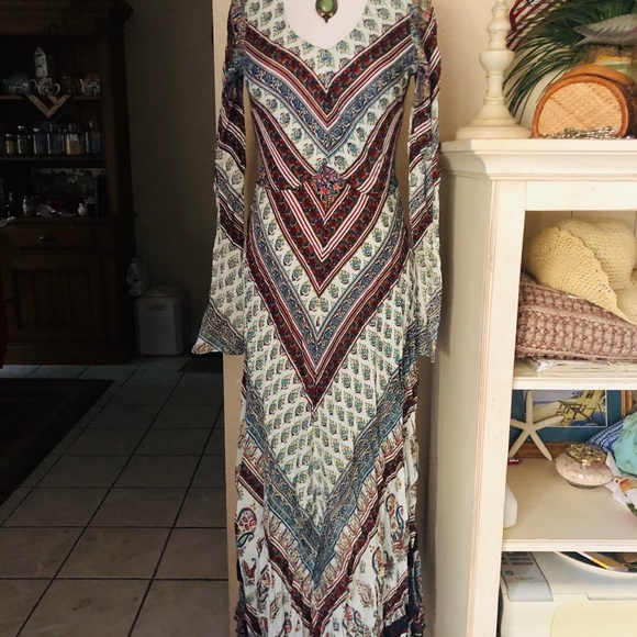 NWT RARE RAGA Caravan Maxi Dress - Picture 5 of 7